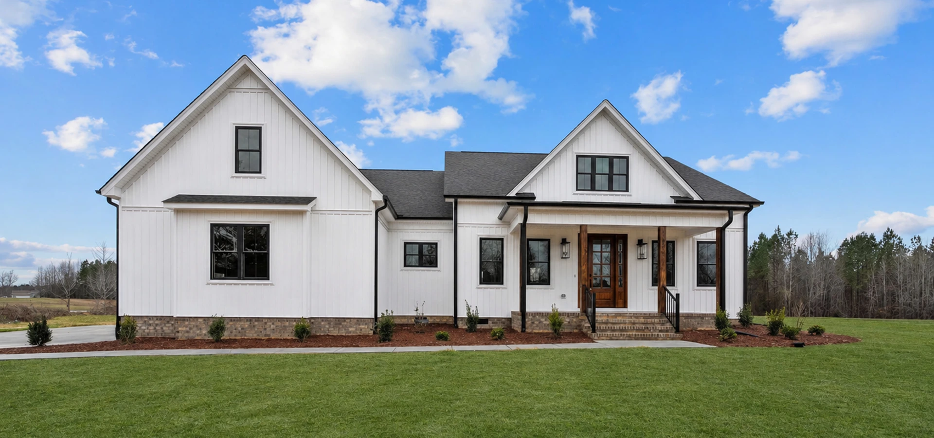 New custom home under construction in Roxboro North Carolina